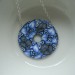 Modrý kaleidoskop - náhrdelník